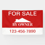 Home For Sale By House Owner Banner at Zazzle