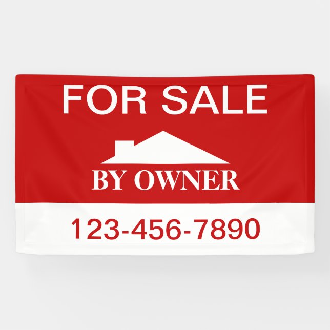 Home For Sale By House Owner Banner (Horizontal)