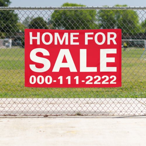 Home For Sale Real Estate Banner