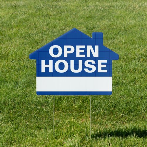 Home For Sale Real Estate Blue Sign 