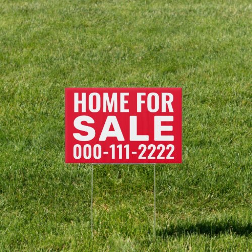 Home For Sale Real Estate Custom Yard Sign