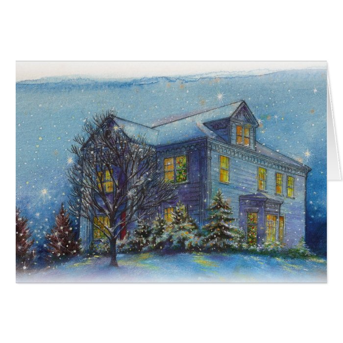 HOME FOR THE HOLIDAY GREETING CARDS