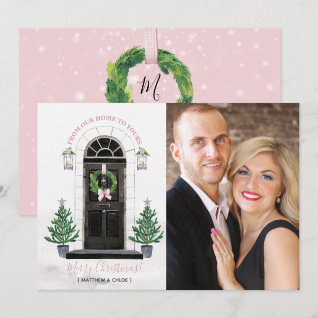 Home for the Holidays Christmas Photo Card (Front/Back)