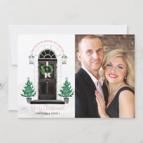 Home for the Holidays Christmas Photo Card