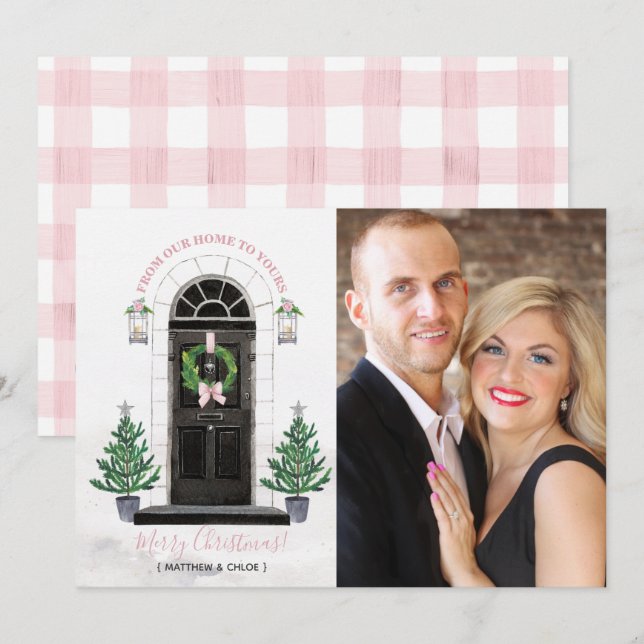 Home for the Holidays Christmas Photo Card (Front/Back)