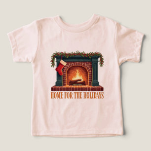 Home for the Holidays: Enjoy Christmas warmth Toddler T-shirt