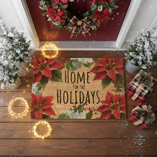 Home for the Holidays Fiber Doormat