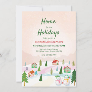 Home for the Holidays Housewarming Party Invitation