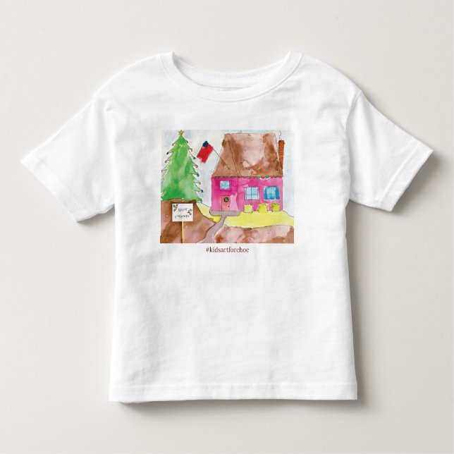 Home For the Holidays - KidsArt for CHOC Toddler T-shirt (Front)