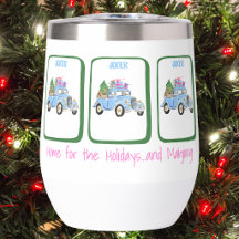 Home for the Holidays & Mahj Custom Blue Truck