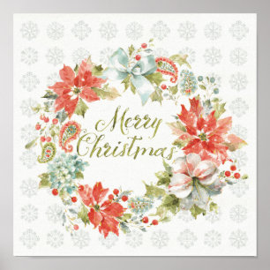 Home for the Holidays Merry Christmas Poster