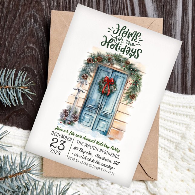 Home for the Holidays Party Invitation (Creator Uploaded)