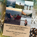 Home for the Holidays Photo Collage Christmas Holiday Card<br><div class="desc">"Embrace the spirit of togetherness with our 'Home for the Holidays Photo Collage Christmas Card, ' a heartfelt gesture for globe-trotters, gap year explorers, military heroes stationed overseas, international students, expatriates, and families spread across the globe. This card is not just a memento; it's a visual chronicle of your year's...</div>