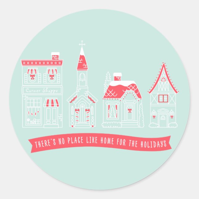Home for the Holidays Stickers (Front)
