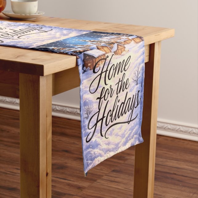 'Home for the Holidays' Table Runner (In Situ)