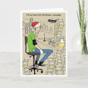 Home for X-mas Holiday Card