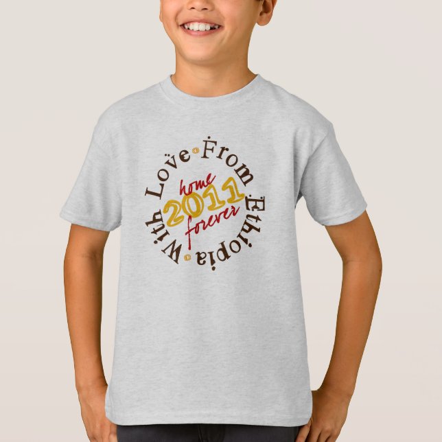Home Forever Adoption Shirt For Boys (Front)