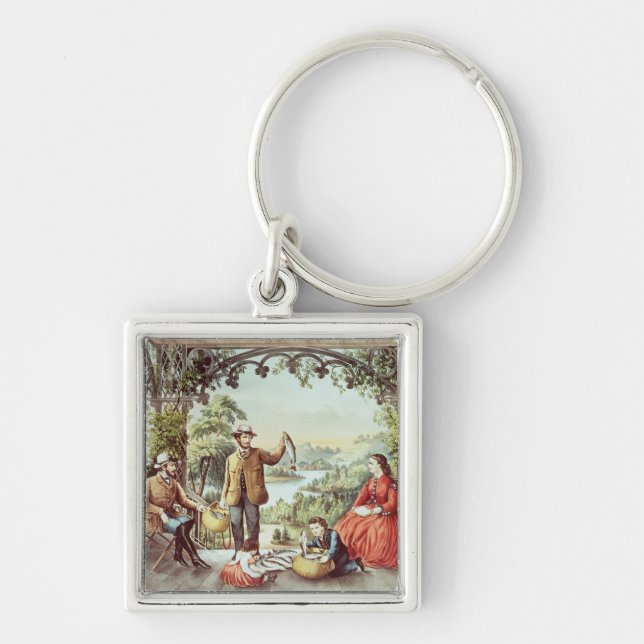 Home from the Brook, The Lucky Fishermen Keychain (Front)