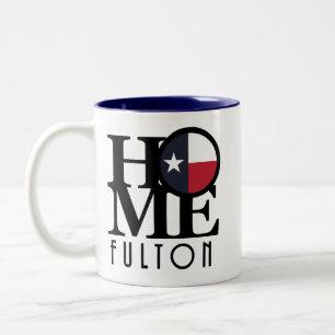 HOME Fulton Texas Two-Tone Coffee Mug