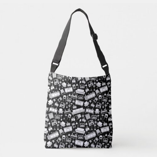 Home Furniture Pattern Crossbody Bag