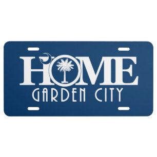 HOME Garden City SC License Plate