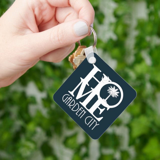 HOME Garden City South Carolina Keychain (Hand)
