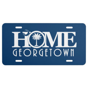 HOME Georgetown SC License Plate