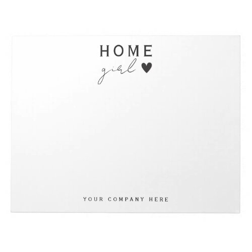 Home Girl Real Estate Notepad