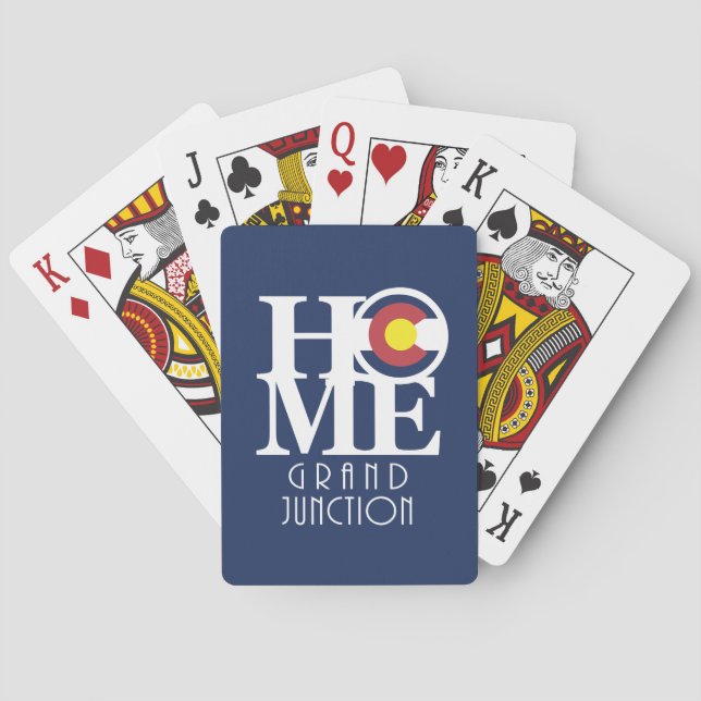 HOME Gran Junction Colorado Poker Cards (Back)