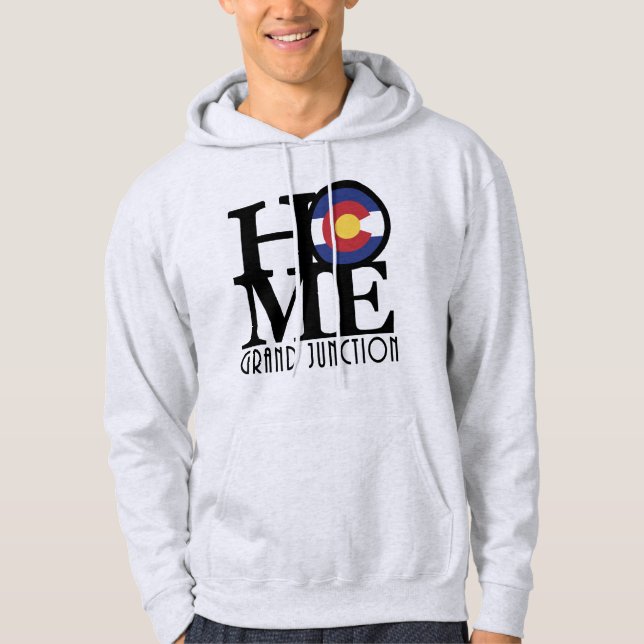 HOME Grand Junction Colorado  Hoodie (Front)