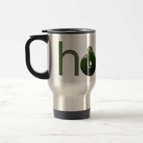 Home Green with New Zealand Jade Greenstone  Travel Mug