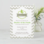 Home Grown Baby Shower Invitation (Standing Front)
