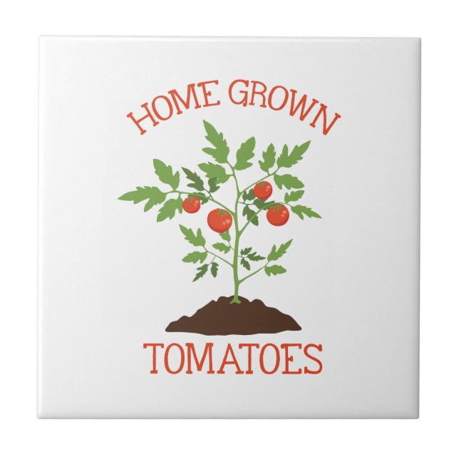 Home Grown Ceramic Tile (Front)