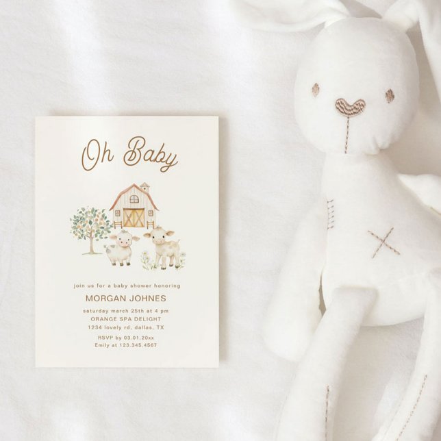 Home Grown Cutie Baby Shower Invitation (Creator Uploaded)