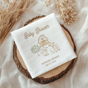Home Grown Cutie Baby Shower Napkins