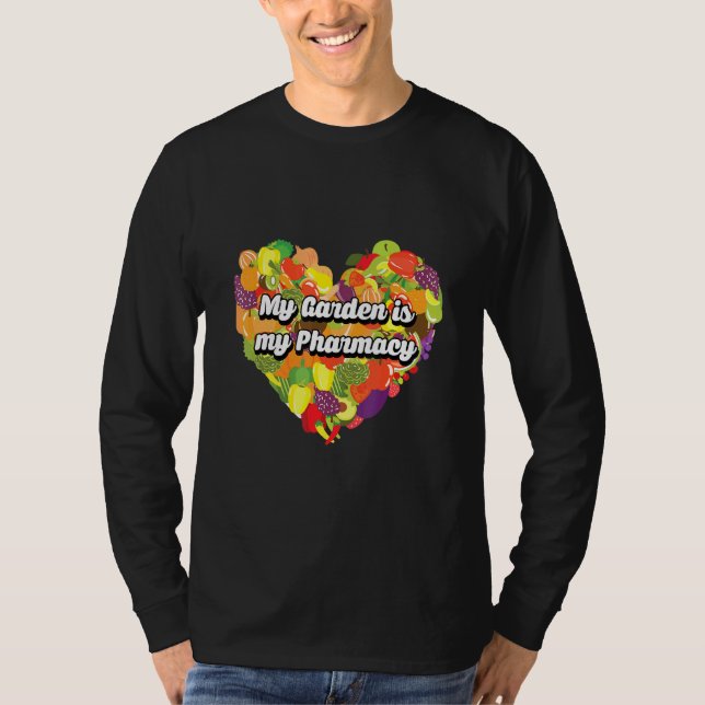 Home Grown Organic Food Design For Gardeners Local T-Shirt (Front)
