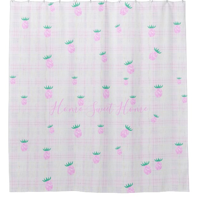 Home Grown Pineapples Shower Curtain (Front)