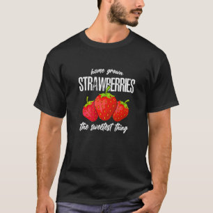 Home Grown Strawberries Vintage Strawberry Girl T-Shirt