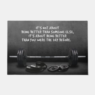 Home Gym Decor, Fitness Motivation Doormat