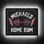 Home Gym Weight Lifting Personalized Fitness LED Sign