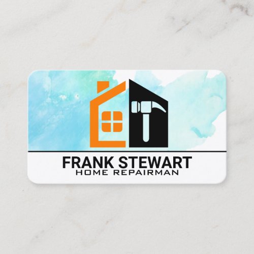Home Hammer Logo | Repairman Business Card