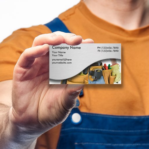 Customizable Handyman Business Cards 2