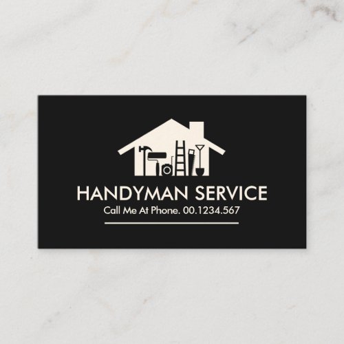 Home Handyman Repair Tools Building Business Card