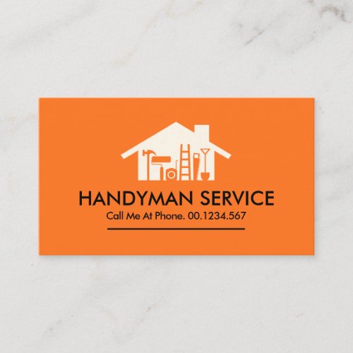 Home Handyman Repair Tools Business Card