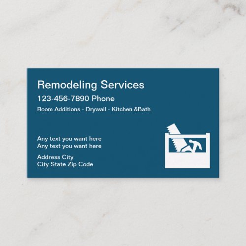 Home Handyman Services Business Card