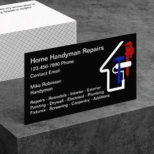 Home Handyman Unique Business Cards 