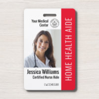 Home Health Aide Certified Nurse Aide Photo ID