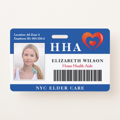 Home Health Aide | Medical Photo ID Badge
