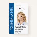 Home Health Aide Medical Photo ID Blue