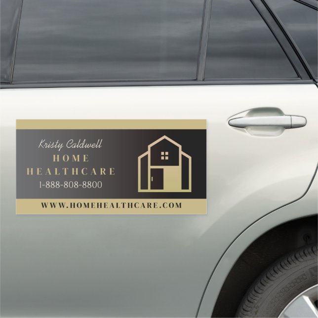 Home Health Care Nurse Housing Company Car Magnet (In Situ)